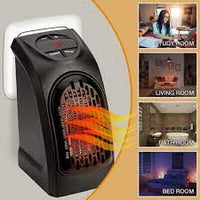 Compact plug-in room heater