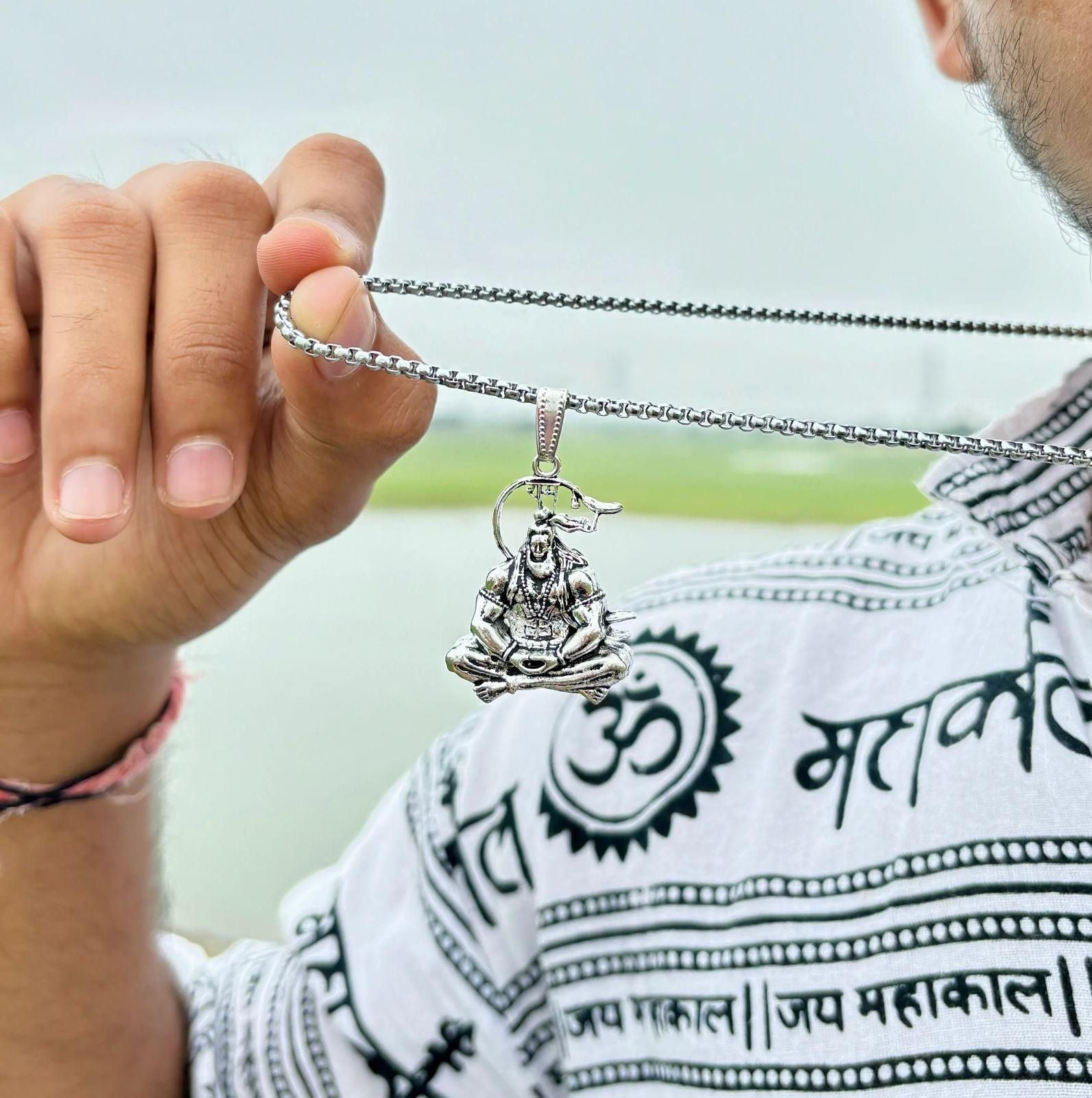 Lord Hanuman Chain With Pendant (Pack of 4) Buy 1 Get 3 Free