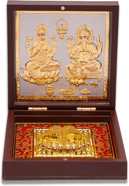 Shri Lakshmi Ji and Ganesh Ji Charan Paduka