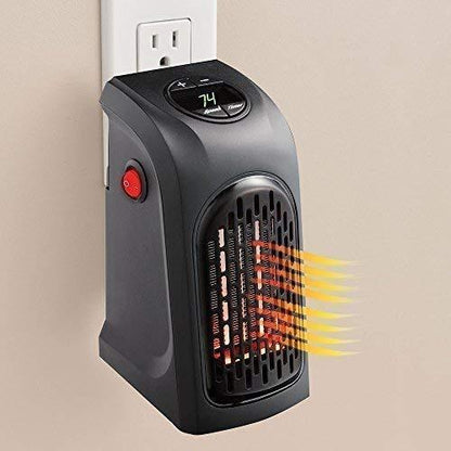 Compact plug-in room heater